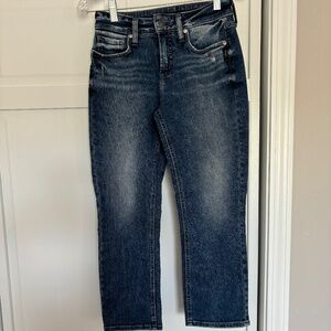 Silver Suki Capri Jean